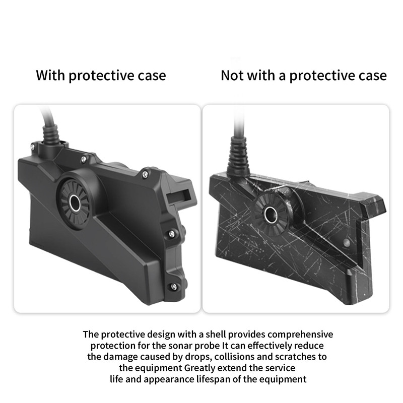 Fish Finder Mount - Penutup Pelindung Probe Pencari Ikan Bawah