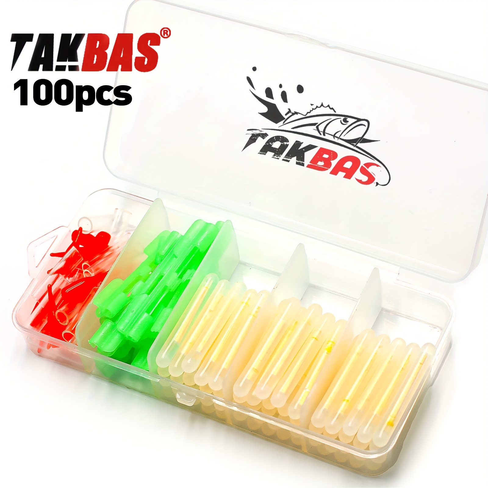 Fish Alarm - 100 Buah Set Tongkat Cahaya Pancing,