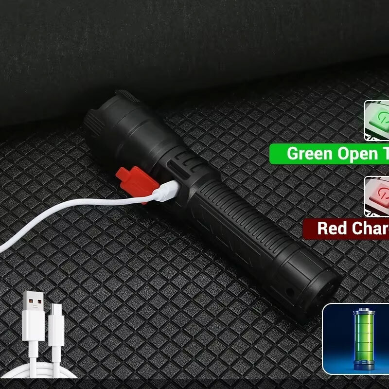 Senter LED Daya Tinggi 2000LM, - Fishing Light ulasan dan harga