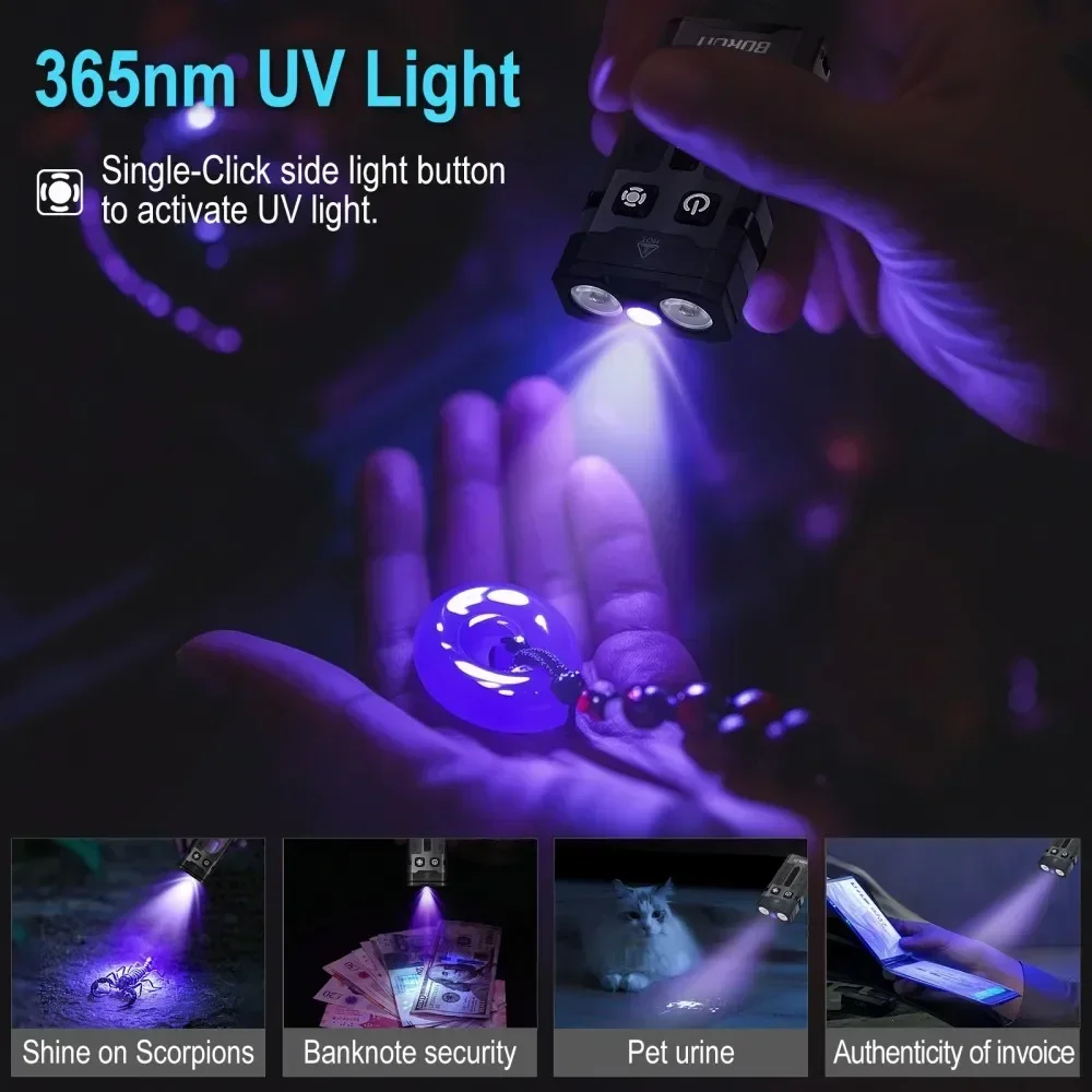 BORUiT EV20 1100LM EDC Senter  - Fishing Light ulasan dan harga