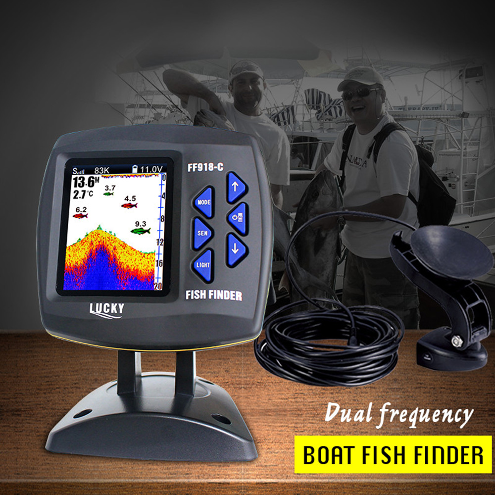 Pencari ikan kabel frekuensi g - Fish Finder Transducer ulasan dan harga