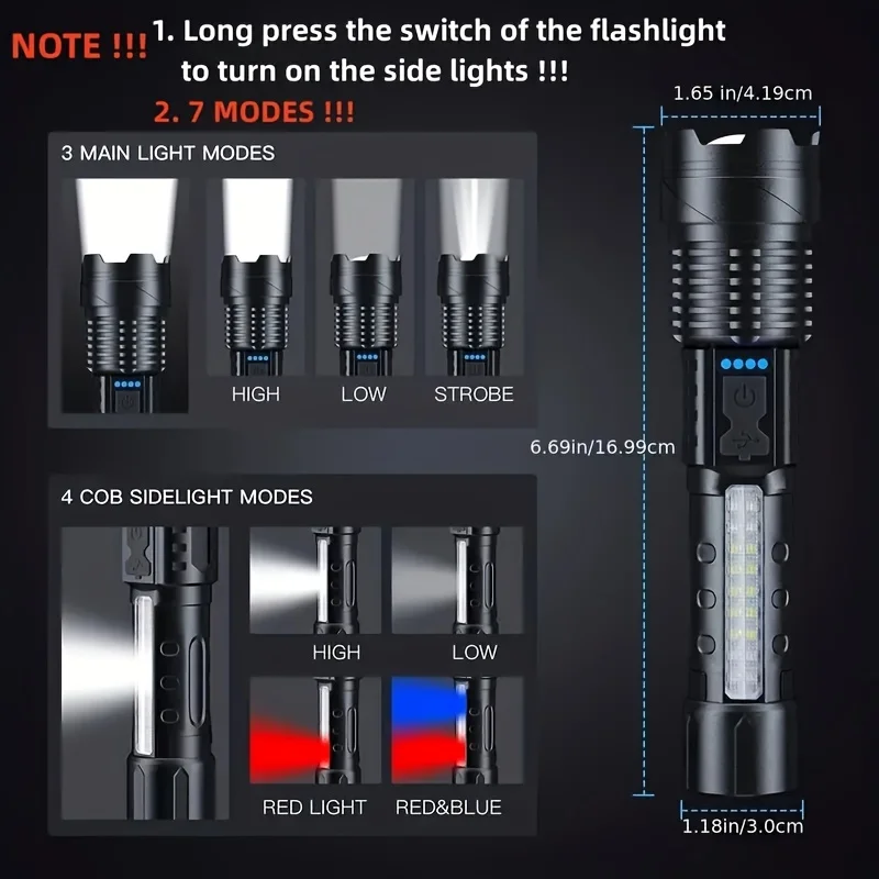 Senter LED Kuat dengan Tampila - Fishing Light ulasan dan harga